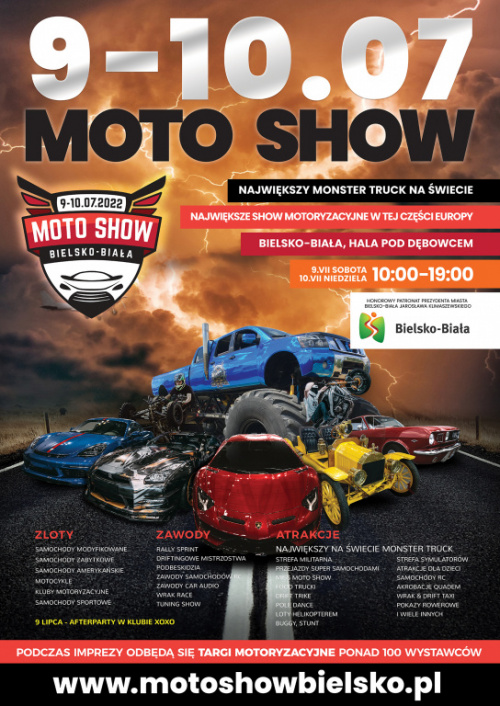 Moto Show Bielsko-Biała zaprasza na największą imprezę motoryzacyjną w Polsce